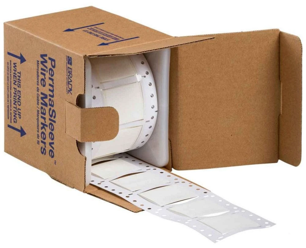 Printable Shrink Tubing, 2 Inch Width, Heat-shrink Polyolefin, White