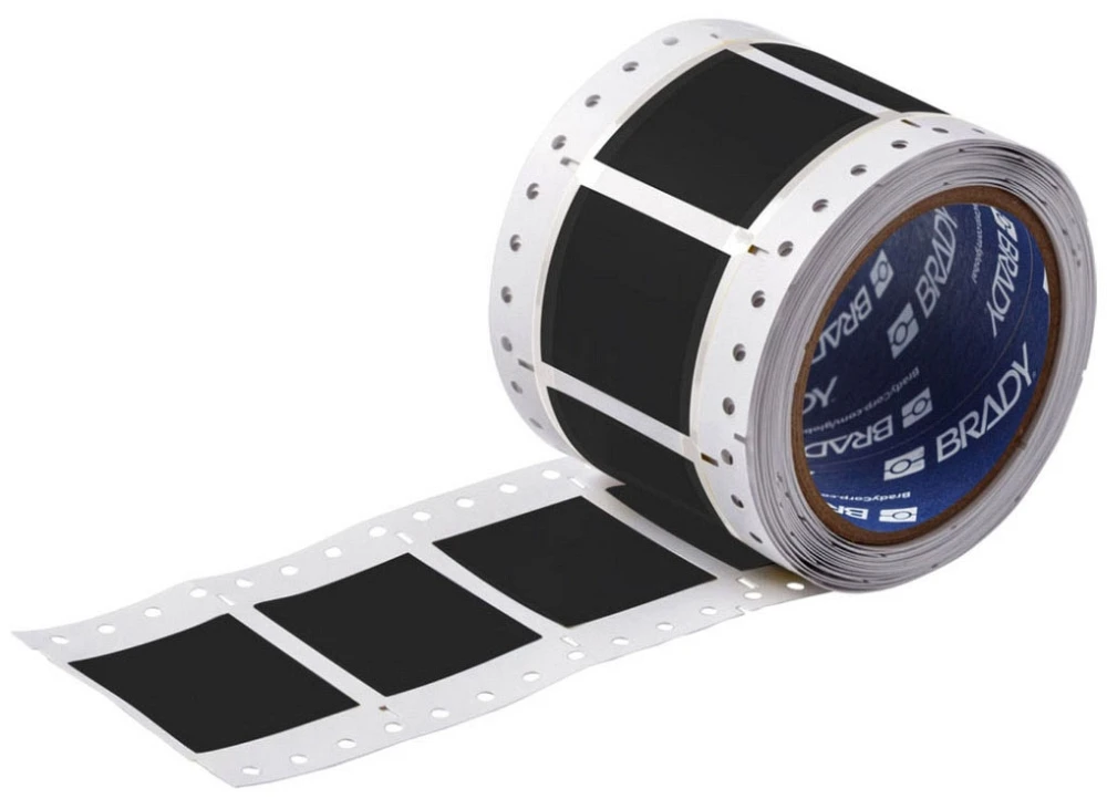 Printable Shrink Tubing, 2 Inch Width, Heat-shrink Polyolefin, Black