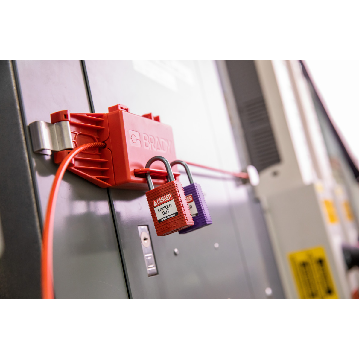 Compact SafeKey Key Retaining Nylon Padlock, 1 Inch, Aluminium, Shackle KD, Green