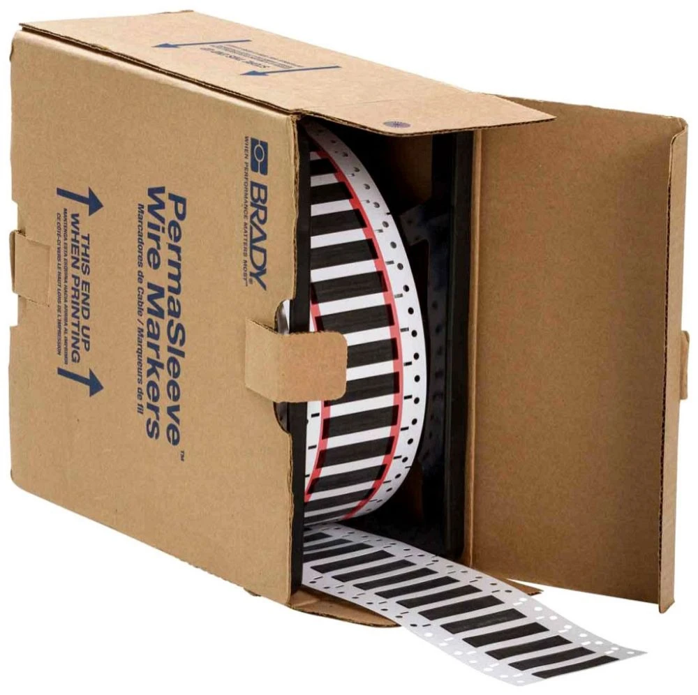 Printable Shrink Tubing, 1.5 Inch Width, Heat-shrink Polyolefin, Black