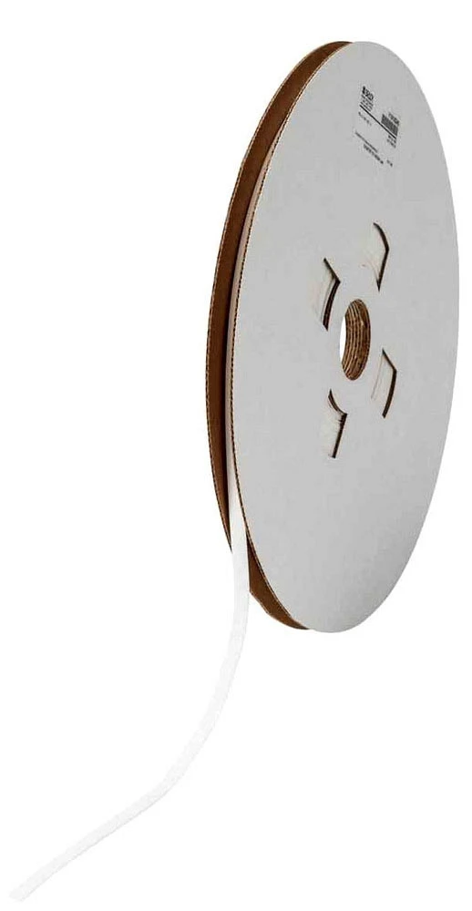 Printable Shrink Tubing, 200 ft Length, Heat-shrink Polyolefin, White