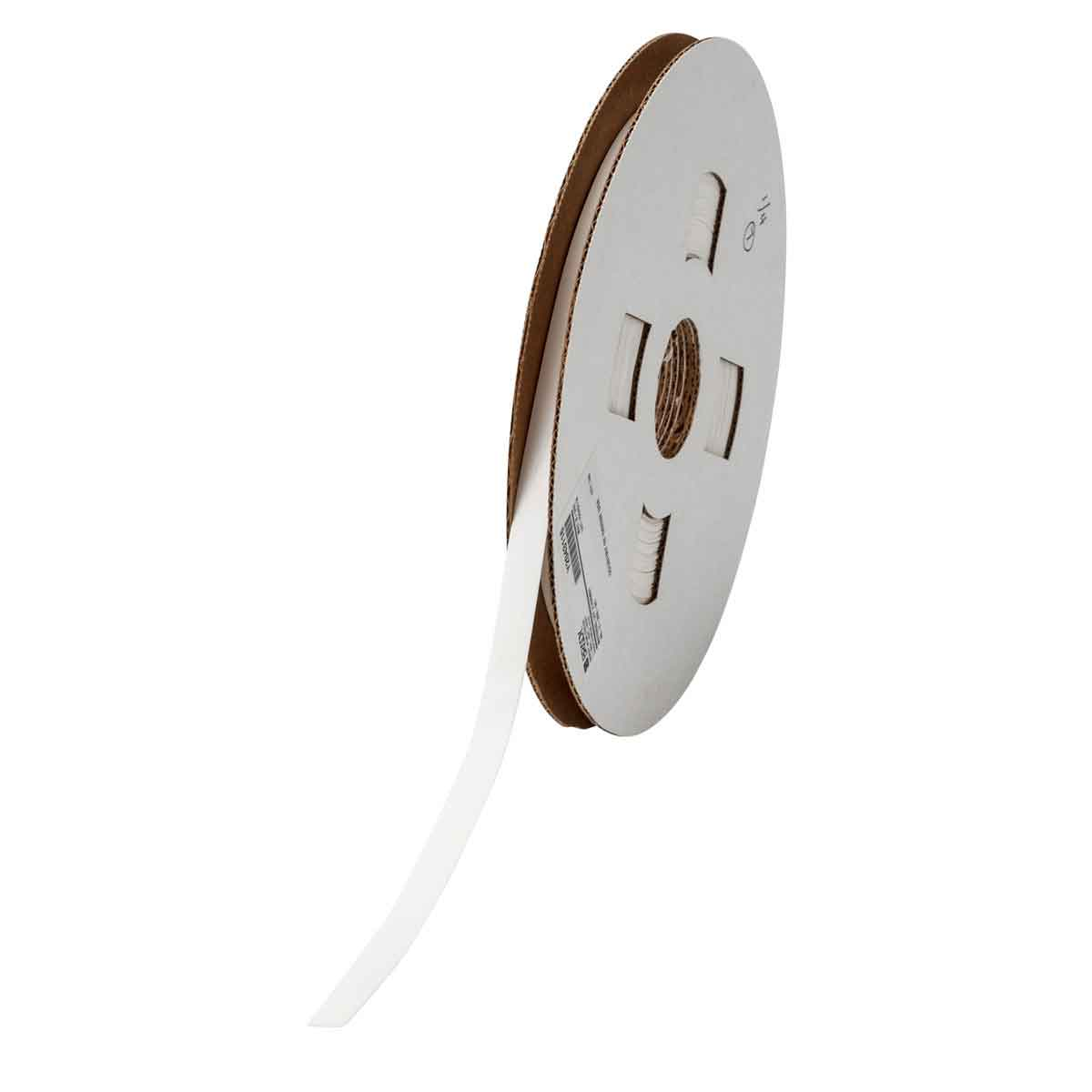 Printable Shrink Tubing, 90 ft Length, Heat-shrink Polyolefin, White