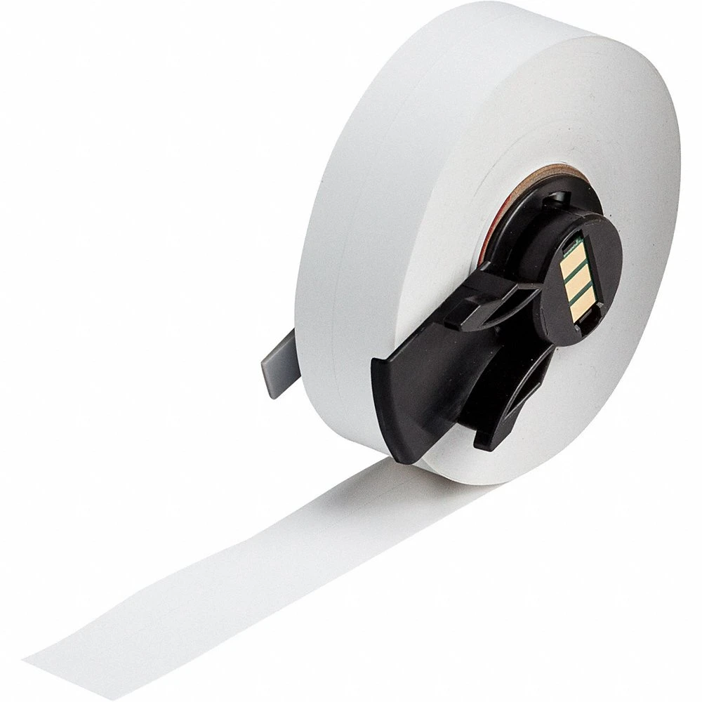 BRADY M6C-785-412 Tag, 25/32 Inch, 25/32 Inch x 50 ft, Polypropylene, White | CT9ELY 803P80