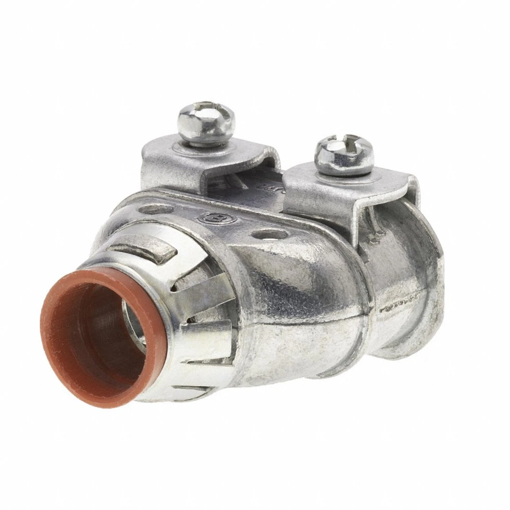 Metal Clad Cable and Flex Cond, Die Cast Zinc, 3/8 Inch Trade Size, Snap-In, Insulated