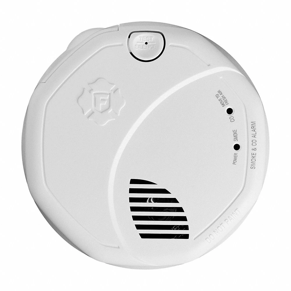 Smoke and Carbon Monoxide Alarm, Removable Battery, Battery Backup, 10 Year