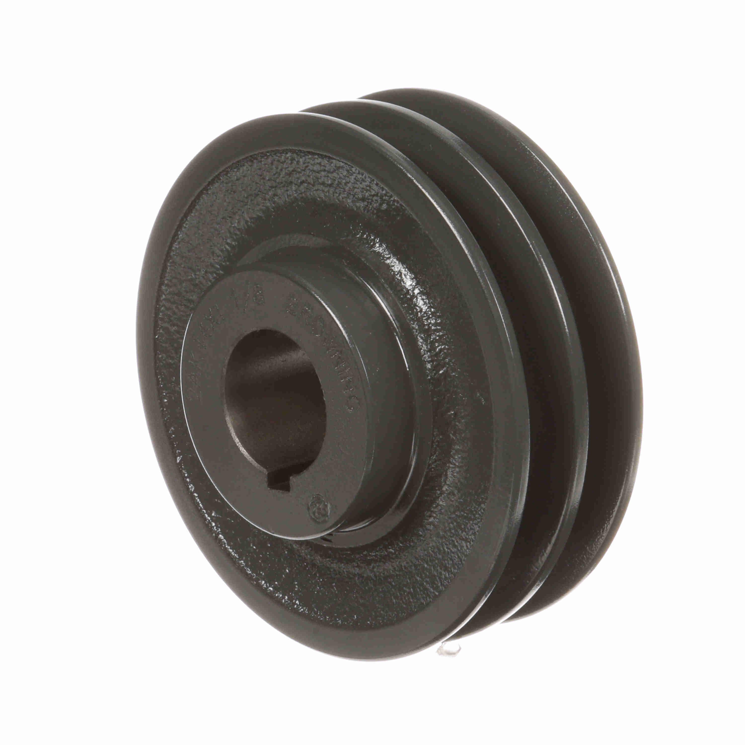 BROWNING 1032317 V-Belt Sheave, Finish Bore, 2 Groove, Cast Iron | BA2DNF 2AK44X 1 1/8