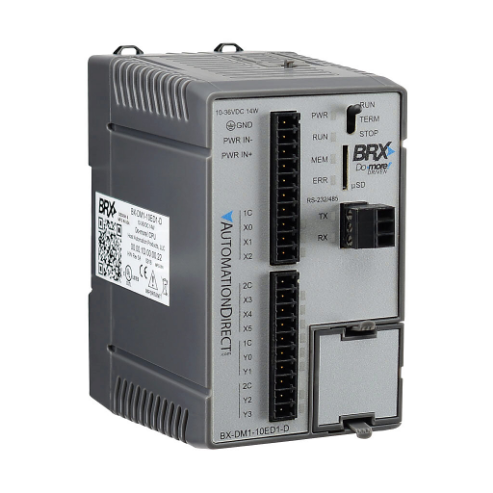 BRX BX-DM1-10ED1-D Plc, 12-24 VDC, Serial Port, Microsd Card Slot, 6-Point, AC/DC | CV7TDF