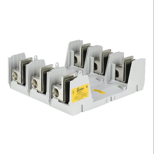BUSSMANN RM60400-1CR-3 Modular Fuse Block, 400A, 600V, 3-Pole, 4 Awg-600 Mcm Copper Or Aluminum, Box Lug | CV6RWX