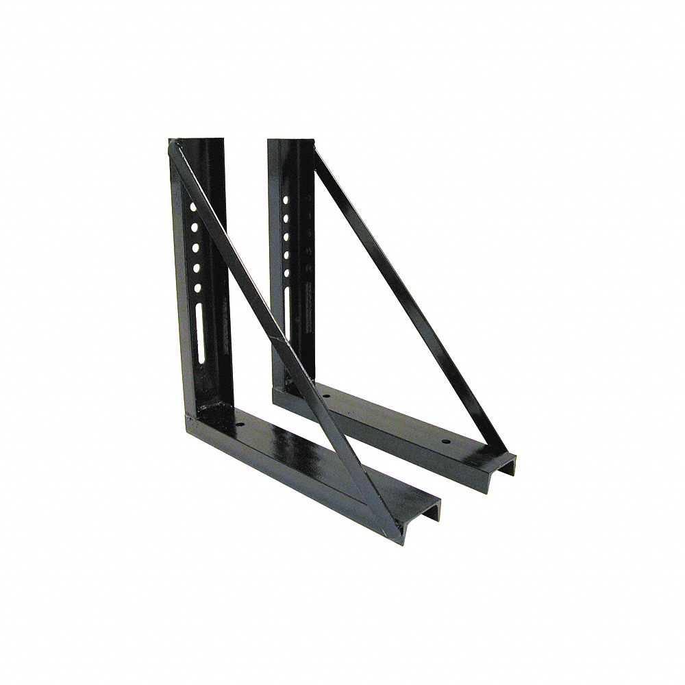 Mounting Bracket Black Steel 24 H