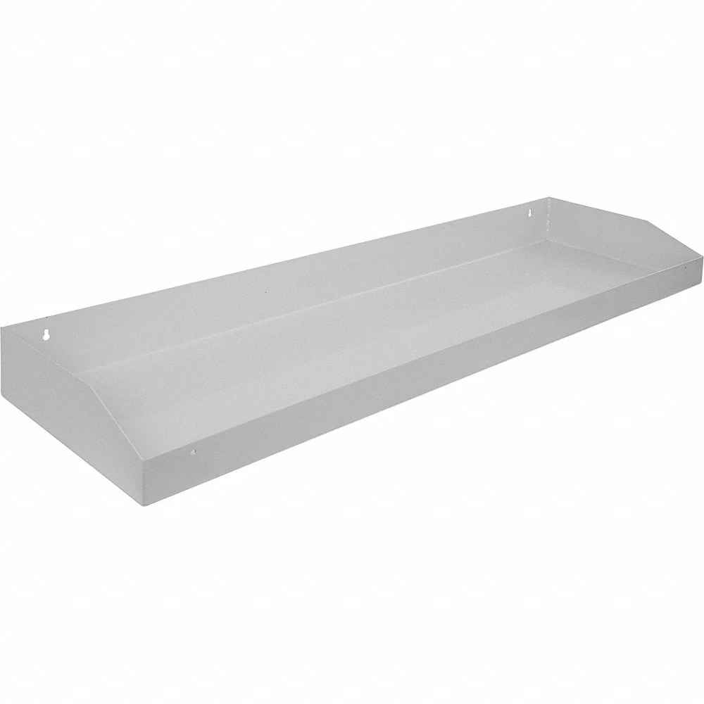 Toolbox Tray, 47 Inch Length, 4 Inch Overall Ht, Steel, White