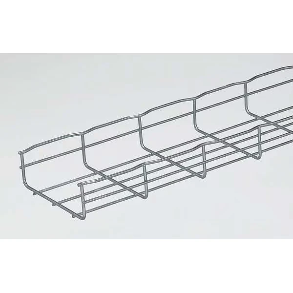 Wire Cable Tray, Width 6 In, L 6.5 Ft, PK4