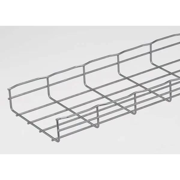Wire Cable Tray, Width 8 In, L 6.5 Ft, PK4