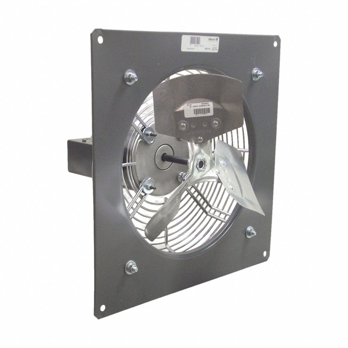 Exhaust Fan, 12 Inch Blade, 1/3 HP, 1,650 cfm, 230/460V AC, 3 Ph, Totally Enclosed