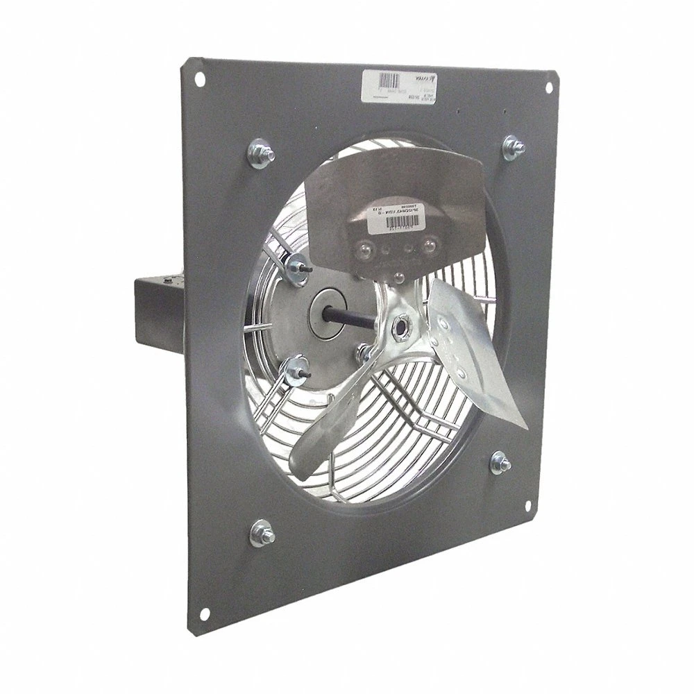 Exhaust Fan, Direct Drive, 12 In Blade, 1/3 HP, 1,650 cfm, 115V AC, 1 Ph, Totally Enclosed