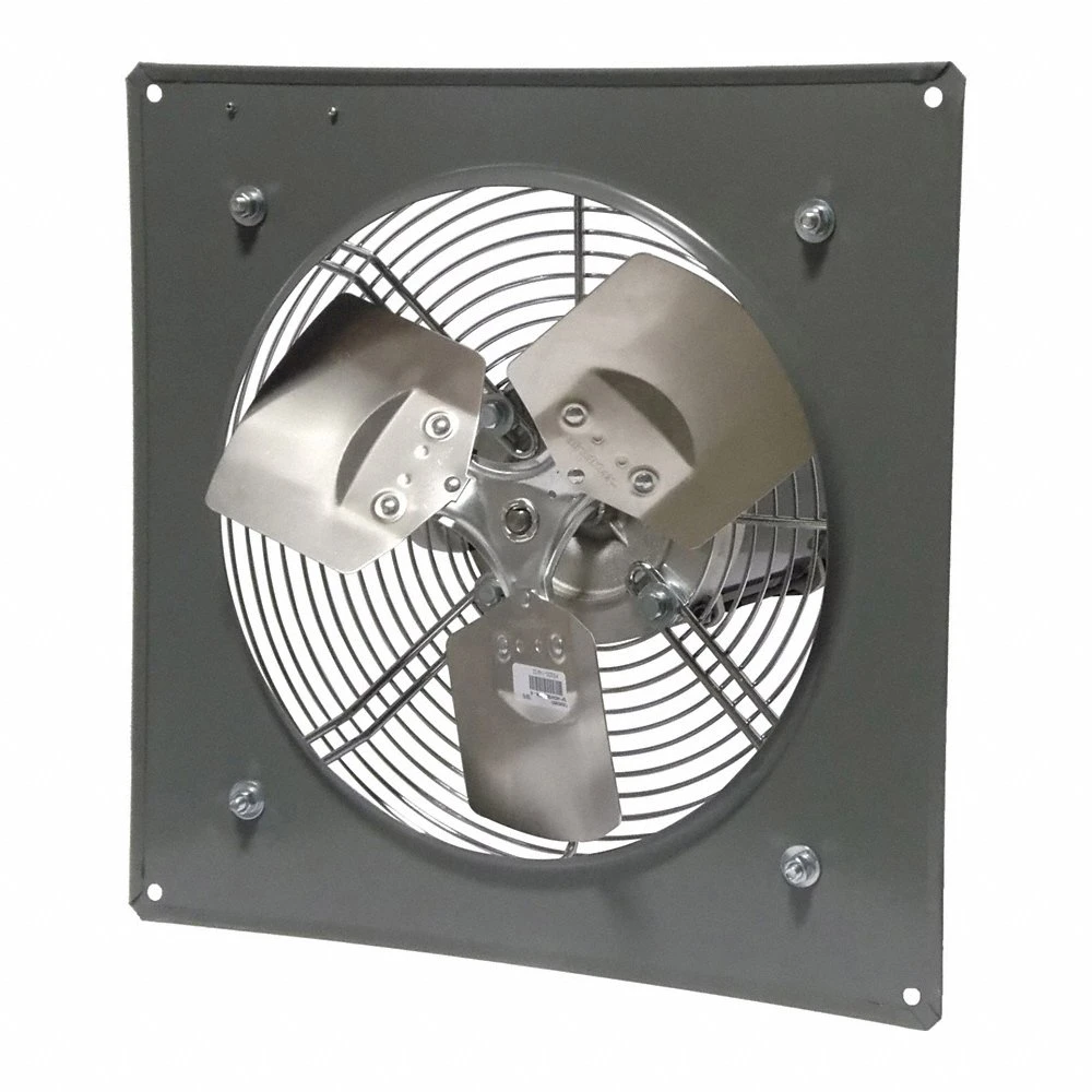 Exhaust Fan, Direct Drive, 14 In Blade, 1/3 HP, 2,170 cfm, 115V AC, 1 Ph, Totally Enclosed