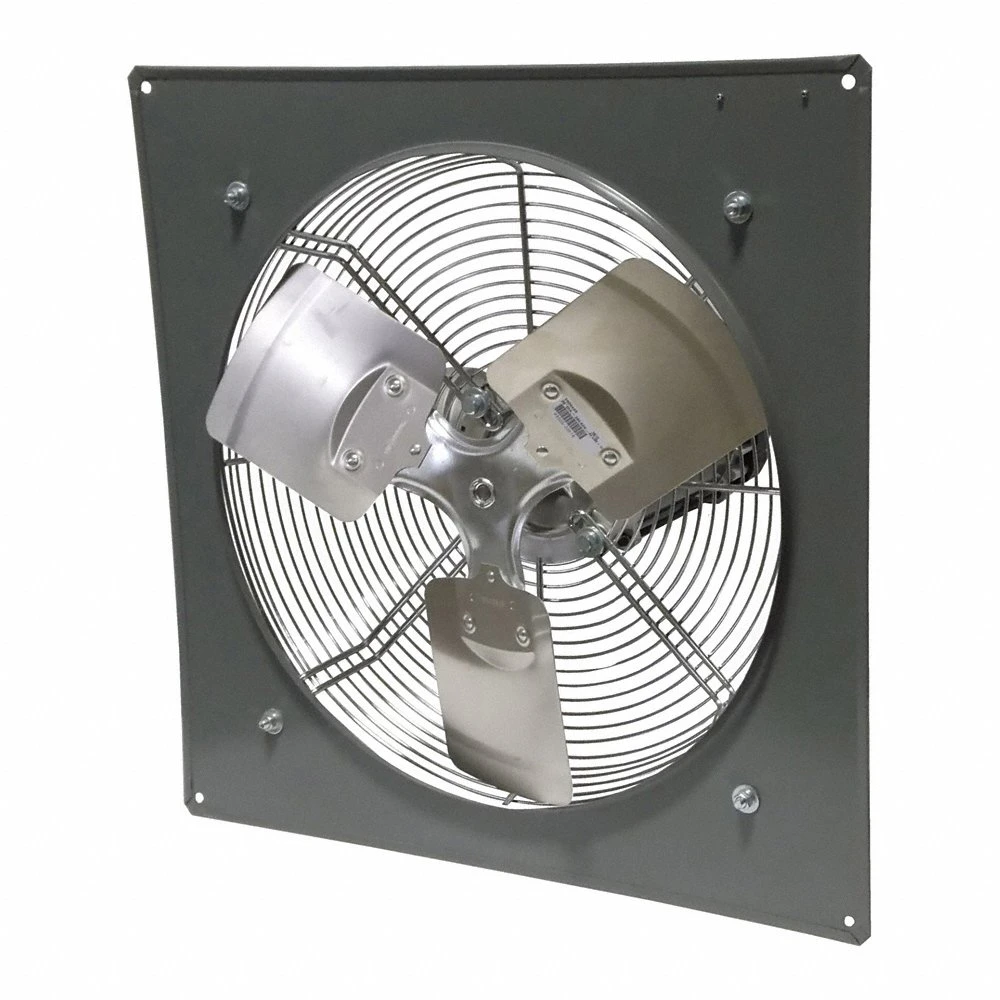 Exhaust Fan, Direct Drive, 20 In Blade, 1/3 HP, 3,620 cfm, 115V AC, 1 Ph, Totally Enclosed