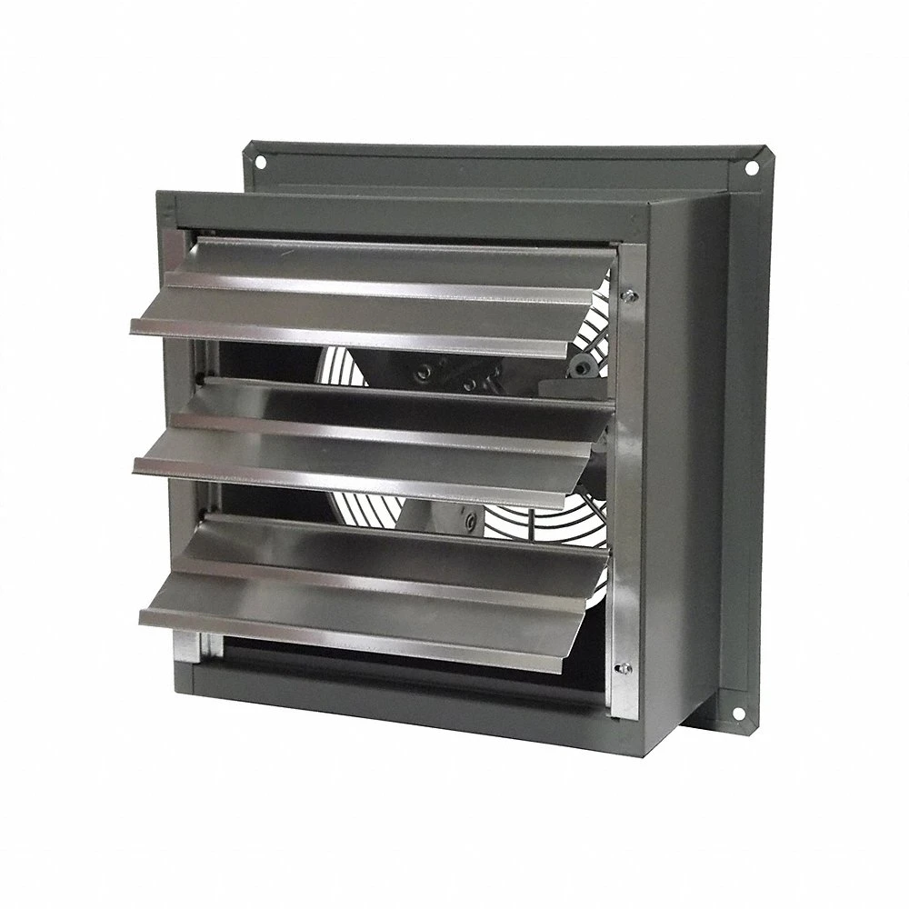 Exhaust Fan, 14 Inch Blade, 1 Speed, 1/4 HP, 2,170 cfm, 115V AC, 1 Ph