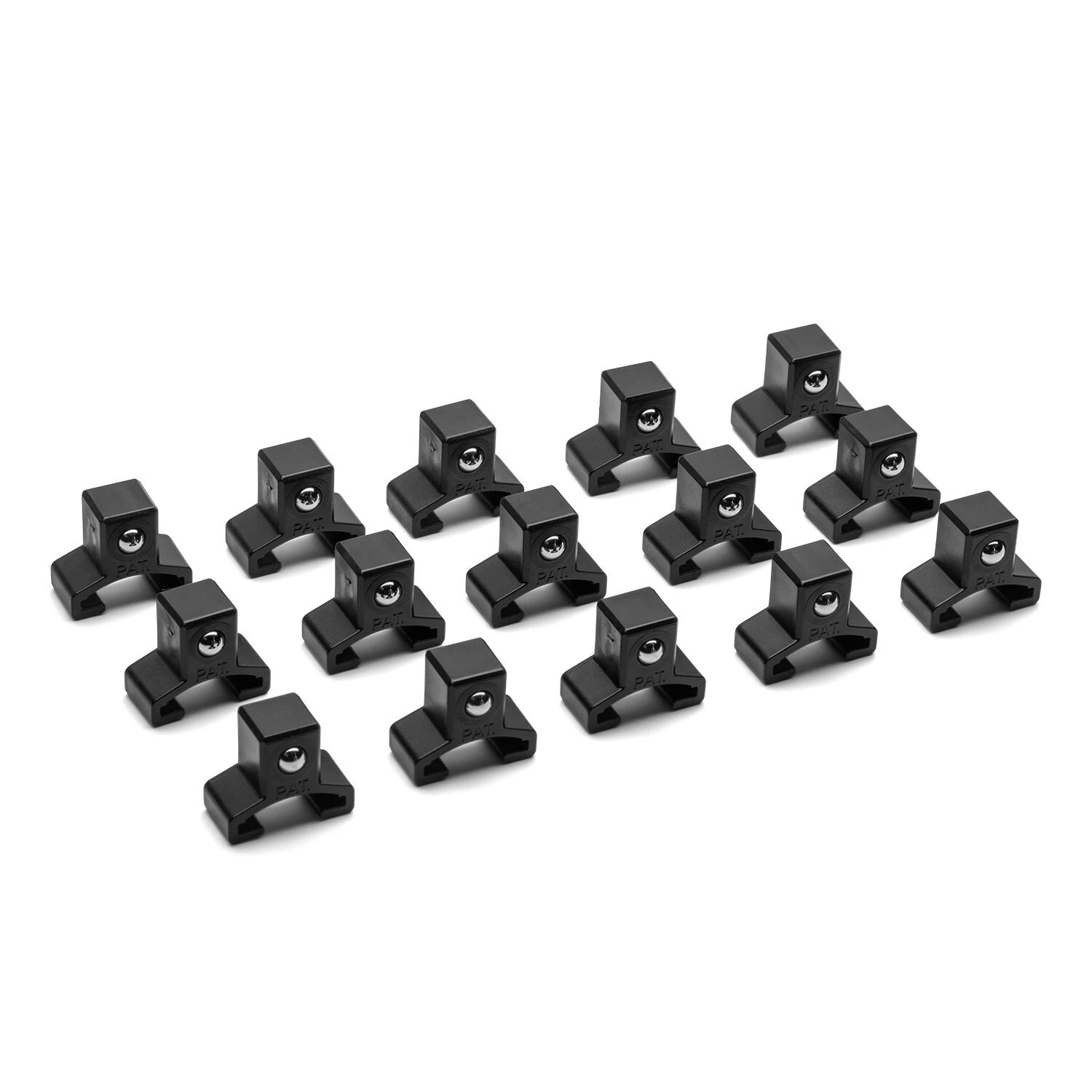 12 Drive Socket Holder Clip for Socket Rails, 15PK