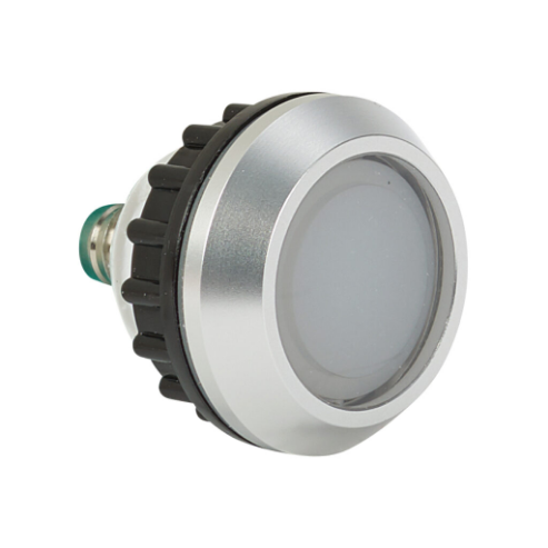 LED Indicating Light, Permanent Light Function, IP69K, 22mm, Red/Green, 28mm, Round