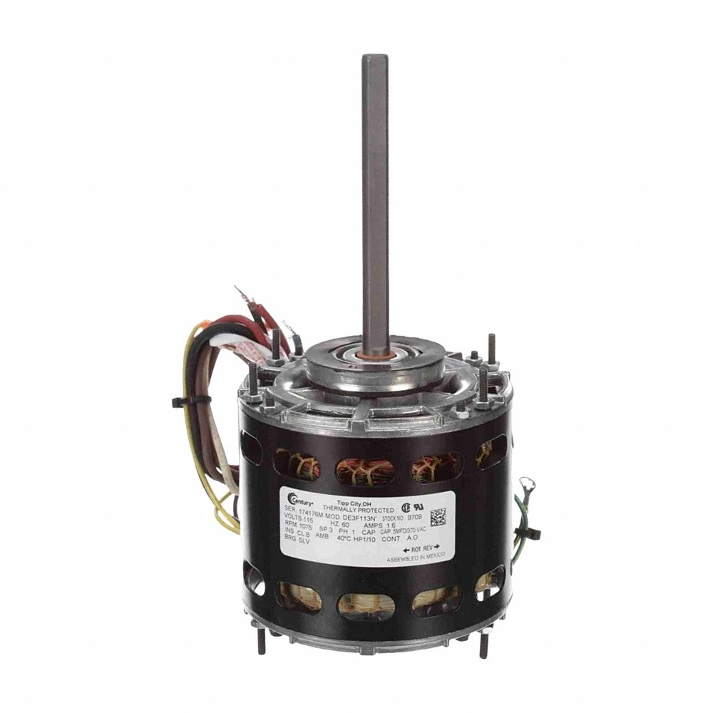 Direct Drive Blower Motor, 4 Speed, Rigid Base Mount, 1/10/1/15/1/20/1/25 HP