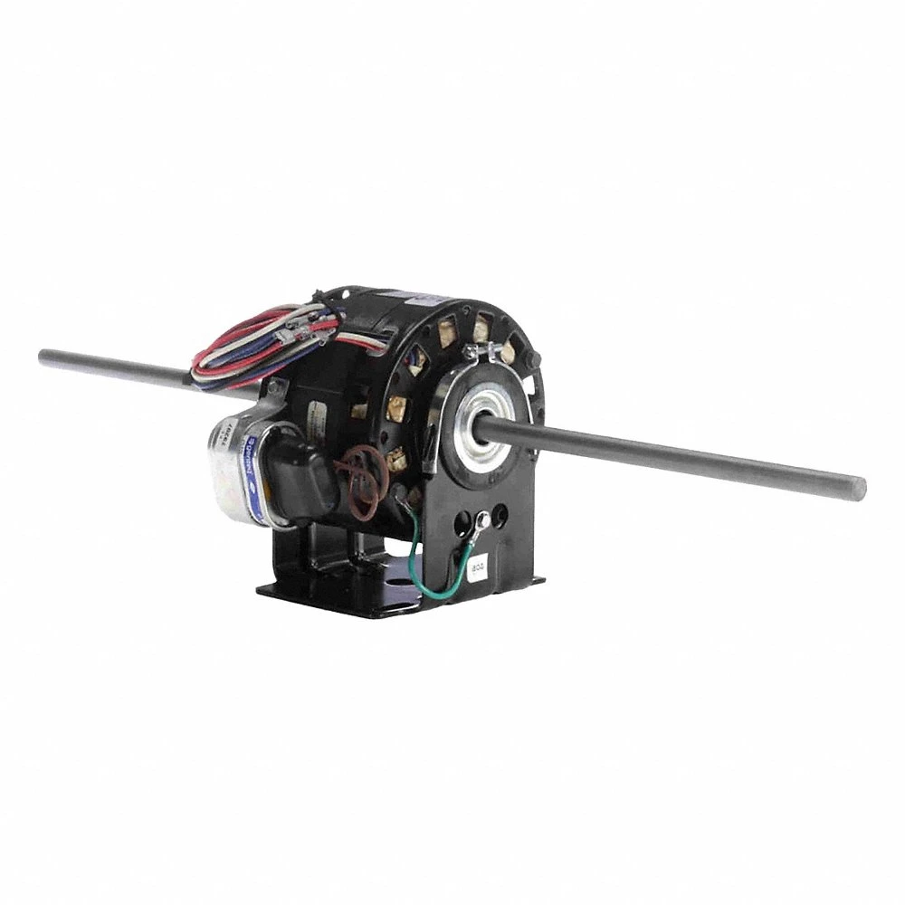 Fan Coil and Air Conditioner Motor, 3 Speed, Open Air-Over, Rigid Base Mount, 1/10 HP