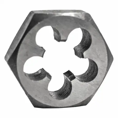 Hex Threading Die, Solid, High Speed Steel, Right Hand, 5/8 11 Thread Size