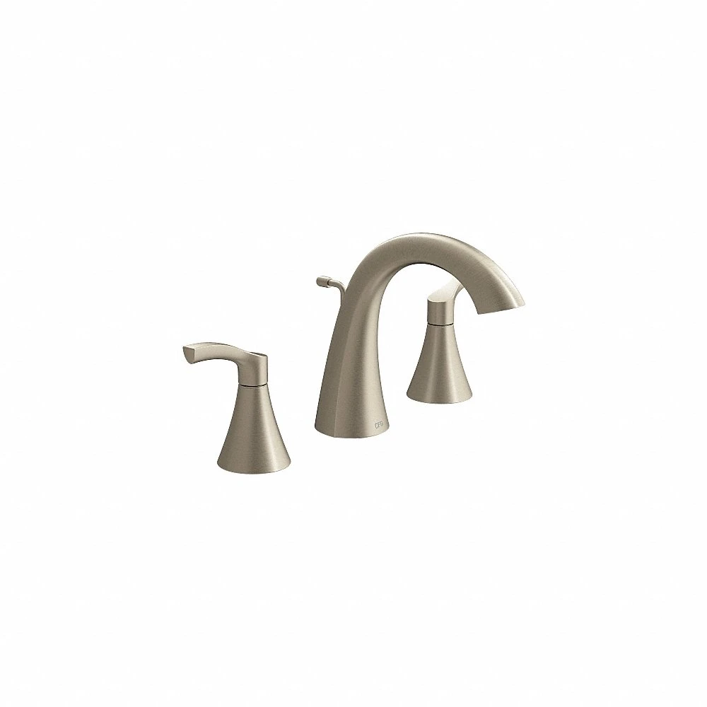 Bathroom Faucet, 58912, Metal, Brushed Nickel Finish, 1.23 gpm Flow Rate, Widespread