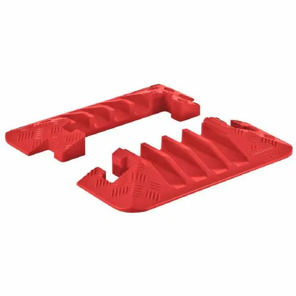 Cable Protector, 4 Channel, 1-7/16 ft L