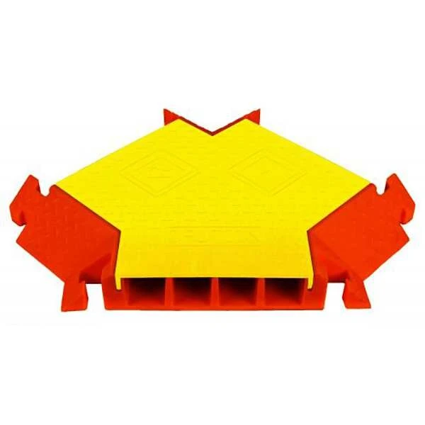 Cable Protector, 4 Channel, 3-1/16 ft L