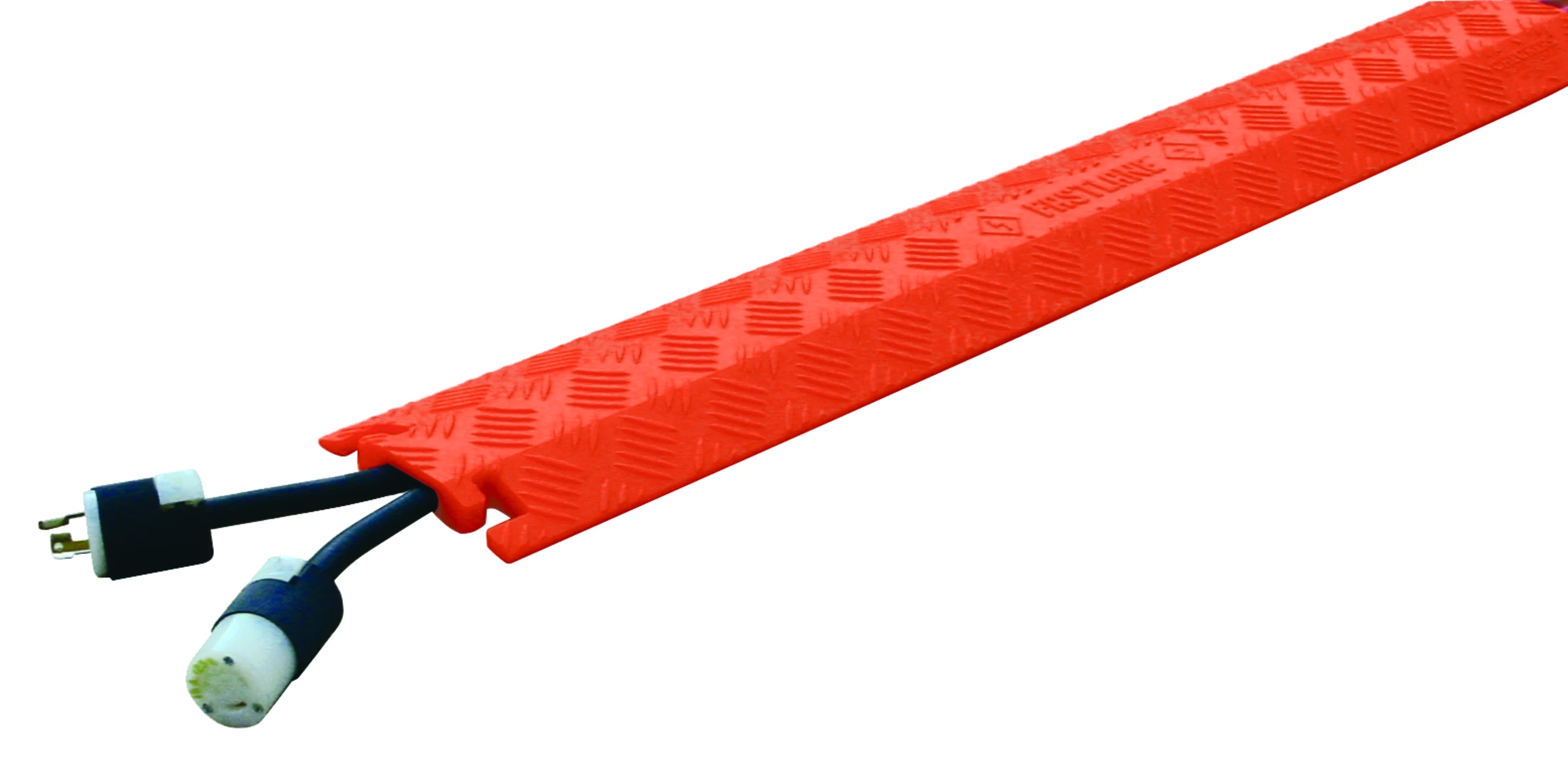 CHECKERS FL1X1.5-O Cable Protector 5.25 x 0.75 Inch 3 Feet Orange | AC9VWJ 3KUP5