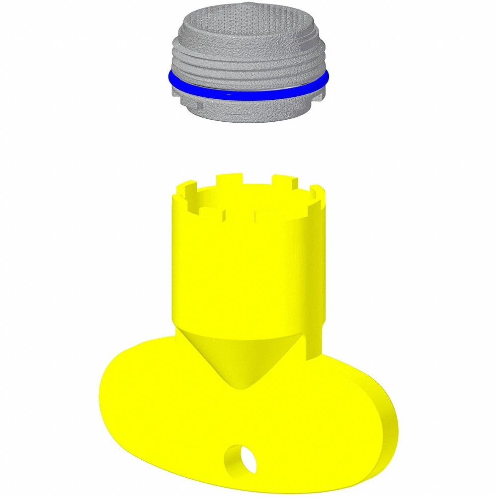 Outlet, 0.5 gpm Flow Rate, Spray Flow Outlet, Plastic, M16.5 X 1-8g Connection Size