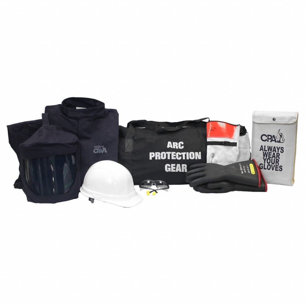 Arc Flash Jacket and Pant Kit, Navy, S Size