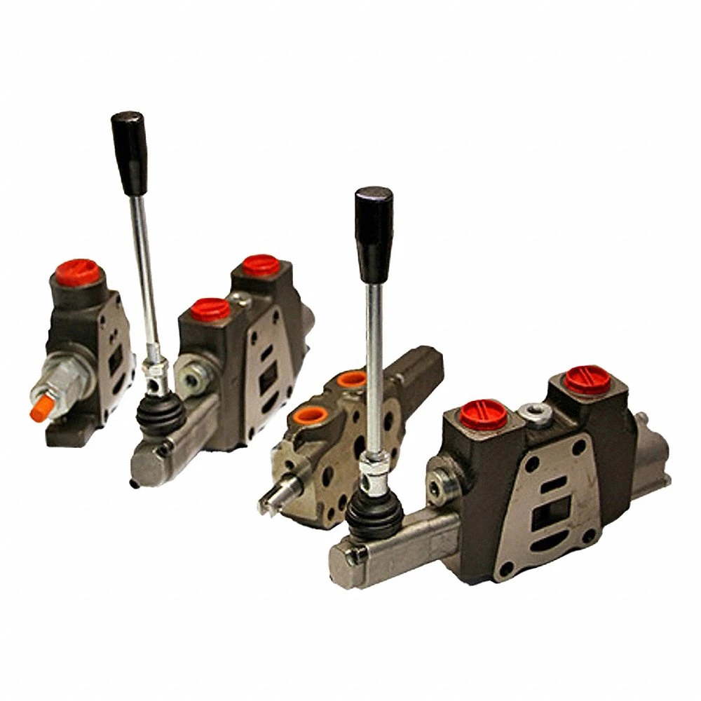 Hydraulic Directional Control Valve, Four-Way / Three Positions, 21 gpm Flow Rate - Max