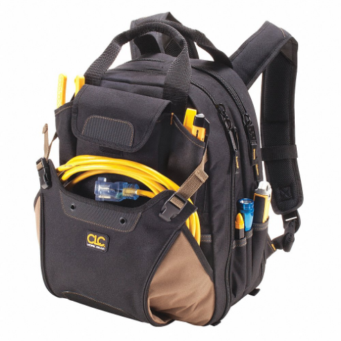 Tool Backpack, 14 x 11 x 16 Inch Size, 48 Pocket