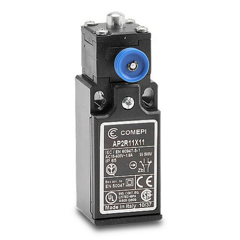 Safety Limit Switch, Stainless Steel Plunger, 1 N.C. Safety Output