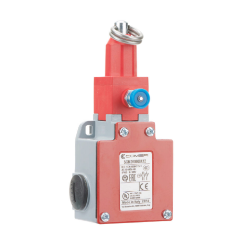 COMEPI SCM2K9900X12 Safety Switch, Cable-Pull Interlock with Reset, 25m Maximum Pull Cable Length | CV8CED