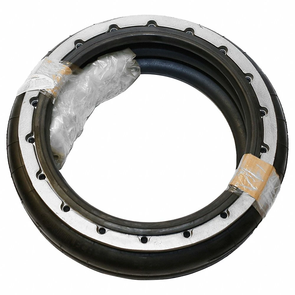 Triple Convolution Air Actuator, Natural Rubber, 160 mm Compressed Ht, 404 mm Extended Ht