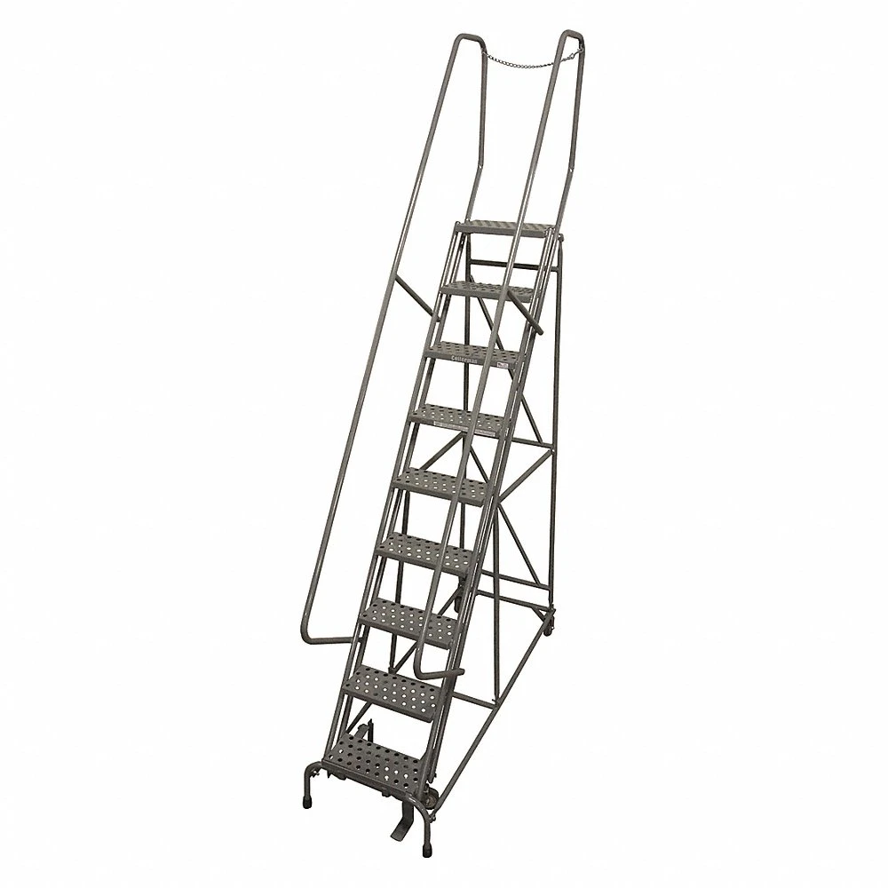 COTTERMAN 1009R1824A3E10B4D3C1P6 Rolling Ladder, 90 Inch Platform Height, 10 Inch Platform Dp, 16 Inch Platform Width | CR2PUZ 21UU24