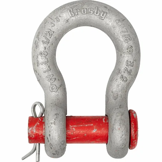 Anchor Shackle, Round Pin, 7/16 Inch Size