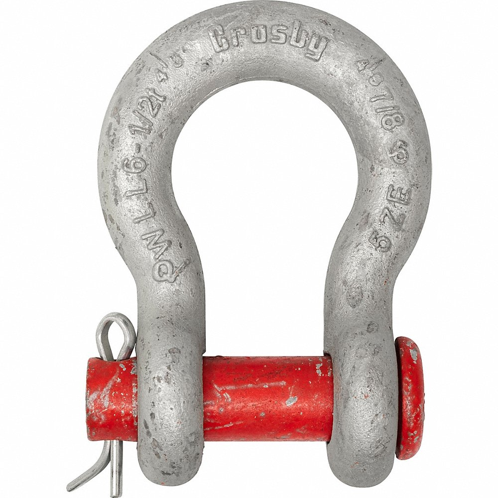 Anchor Shackle, Round Pin, 1 Inch Size
