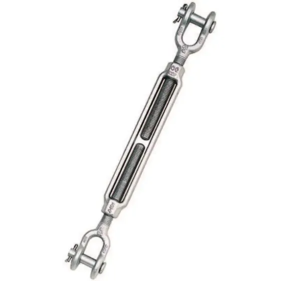 Turnbuckle, 3/4 Inch x 12 Inch Size, Jaw And Jaw, Galvanized