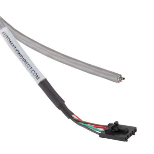 Encoder Cable, 5-Pin Connector To Pigtail, Shielded, Twisted Pair, 10 ft. Cable Length