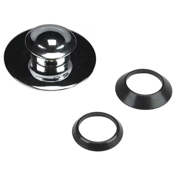 Drain Cover, Metal, Chrome