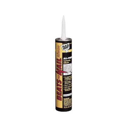 Construction Adhesive, Gray Color, 10.3 fl. oz, 24PK