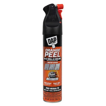 Texture Repair Spray, Orange Peel Water Based, White Color, 25 oz, 6PK