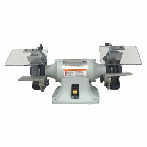 Bench Grinder, 6 Inch Max. Wheel Dia., 5/8 Inch Max. Wheel Thickness