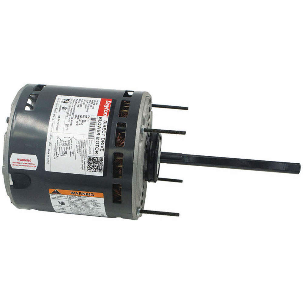 DAYTON 3LU85 Motor 3/4hp Direct/drive Blower | AC9ZGW
