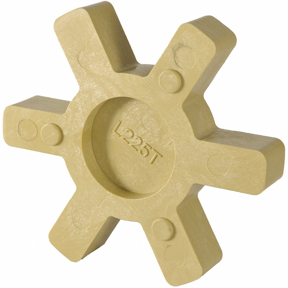 Jaw Coupling Insert, L225 Coupling Size, 4 61/64 Inch Outside Dia, 4,600 RPM Max Speed