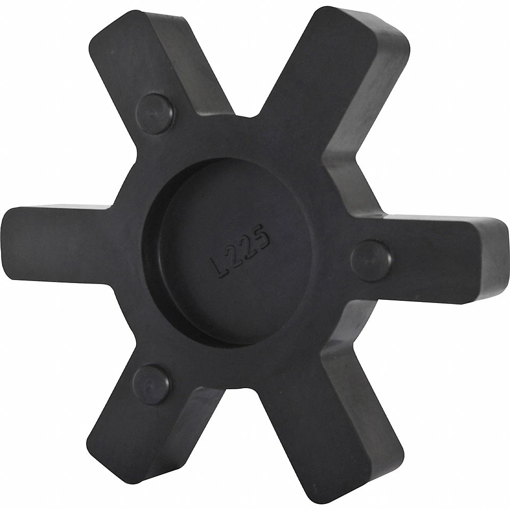 Jaw Coupling Insert, L225 Coupling Size, 4 61/64 Inch Outside Dia, 4,600 RPM Max Speed