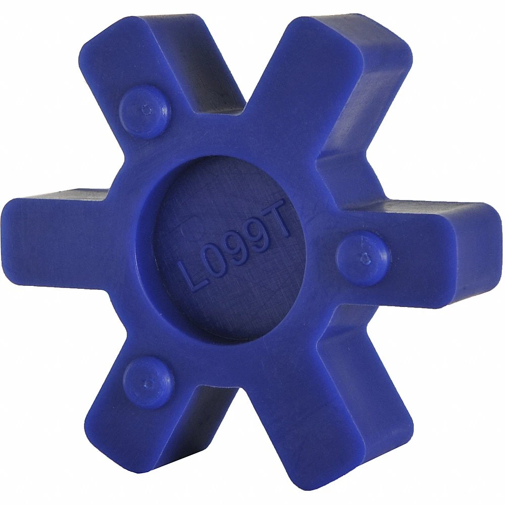 Jaw Coupling Insert, L099/L100 Coupling Size, 2 33/64 Inch Outside Dia, 0.77 HP, 90A